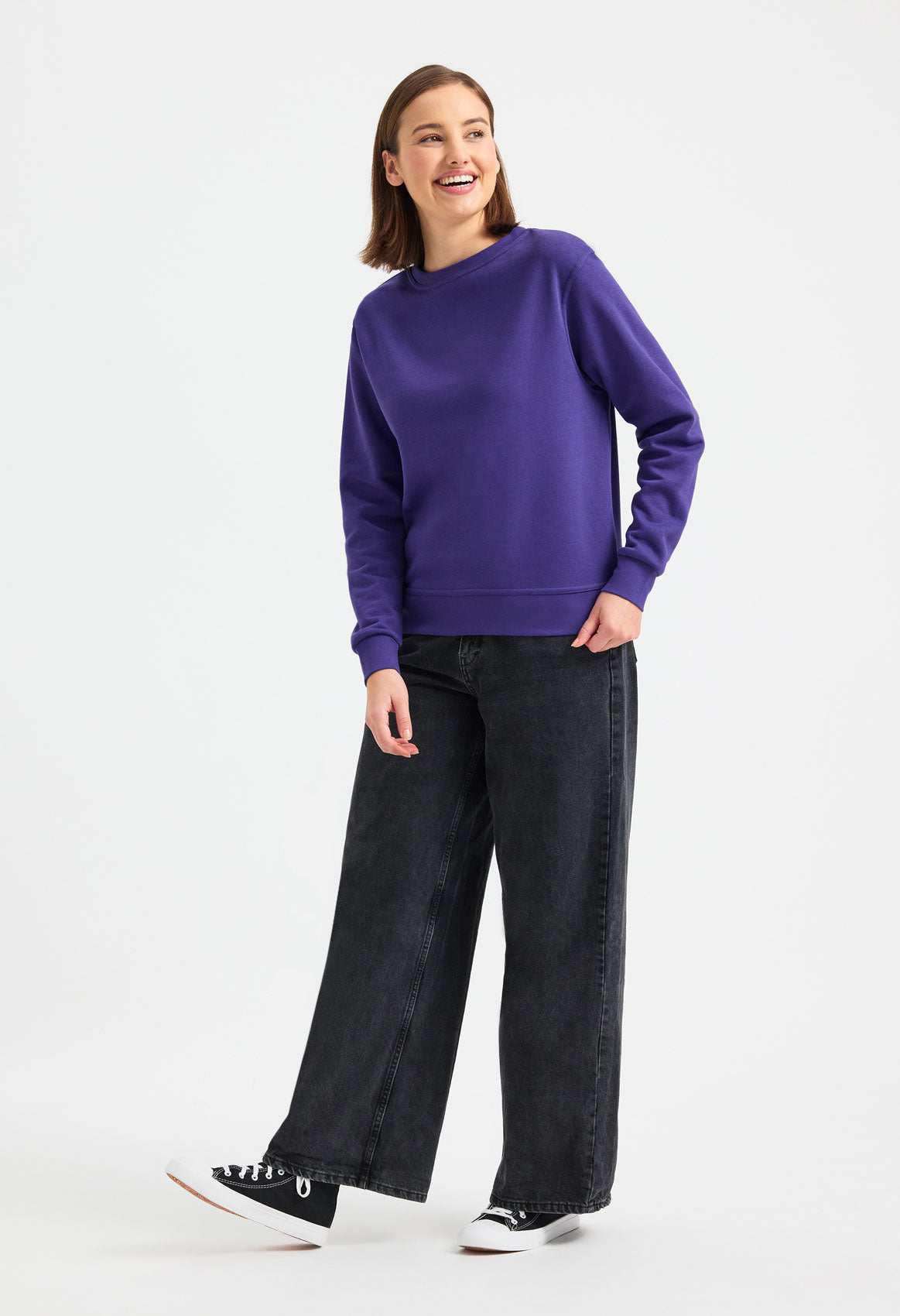 Ladies Deluxe Crew Neck Sweatshirt (Print Front & Back Included)