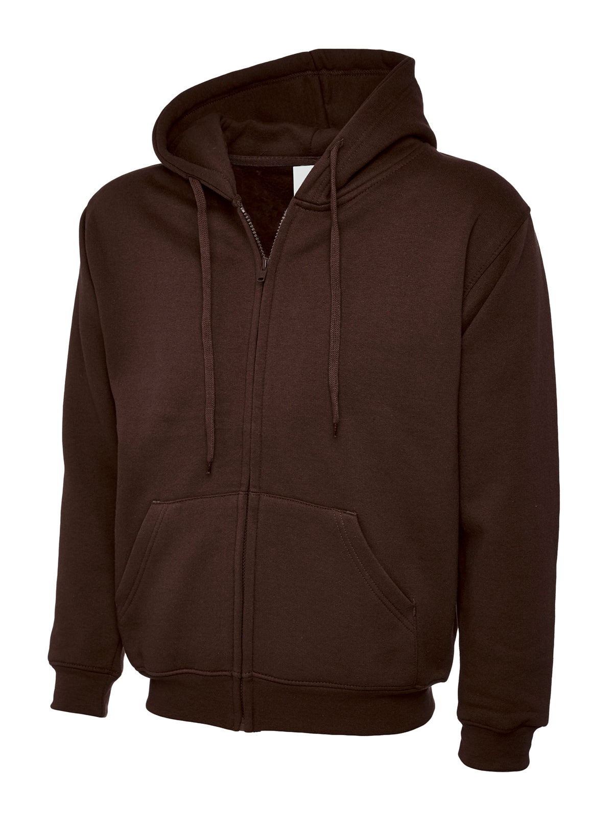Adults Classic Full Zip Hooded Sweatshirt (Print Front & Back Included)