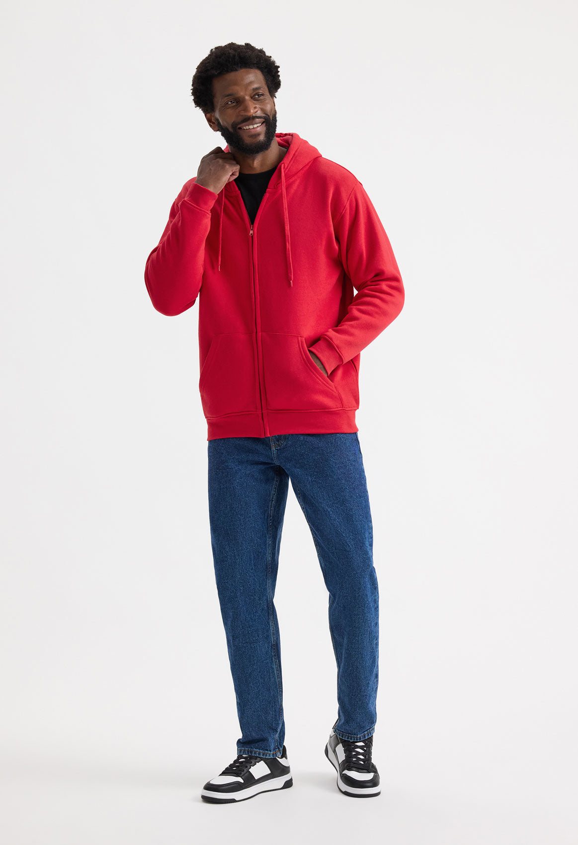 Adults Classic Full Zip Hooded Sweatshirt (Print Front & Back Included)