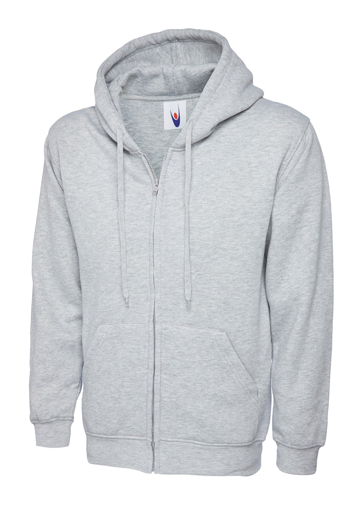 Adults Classic Full Zip Hooded Sweatshirt (Print Front & Back Included)