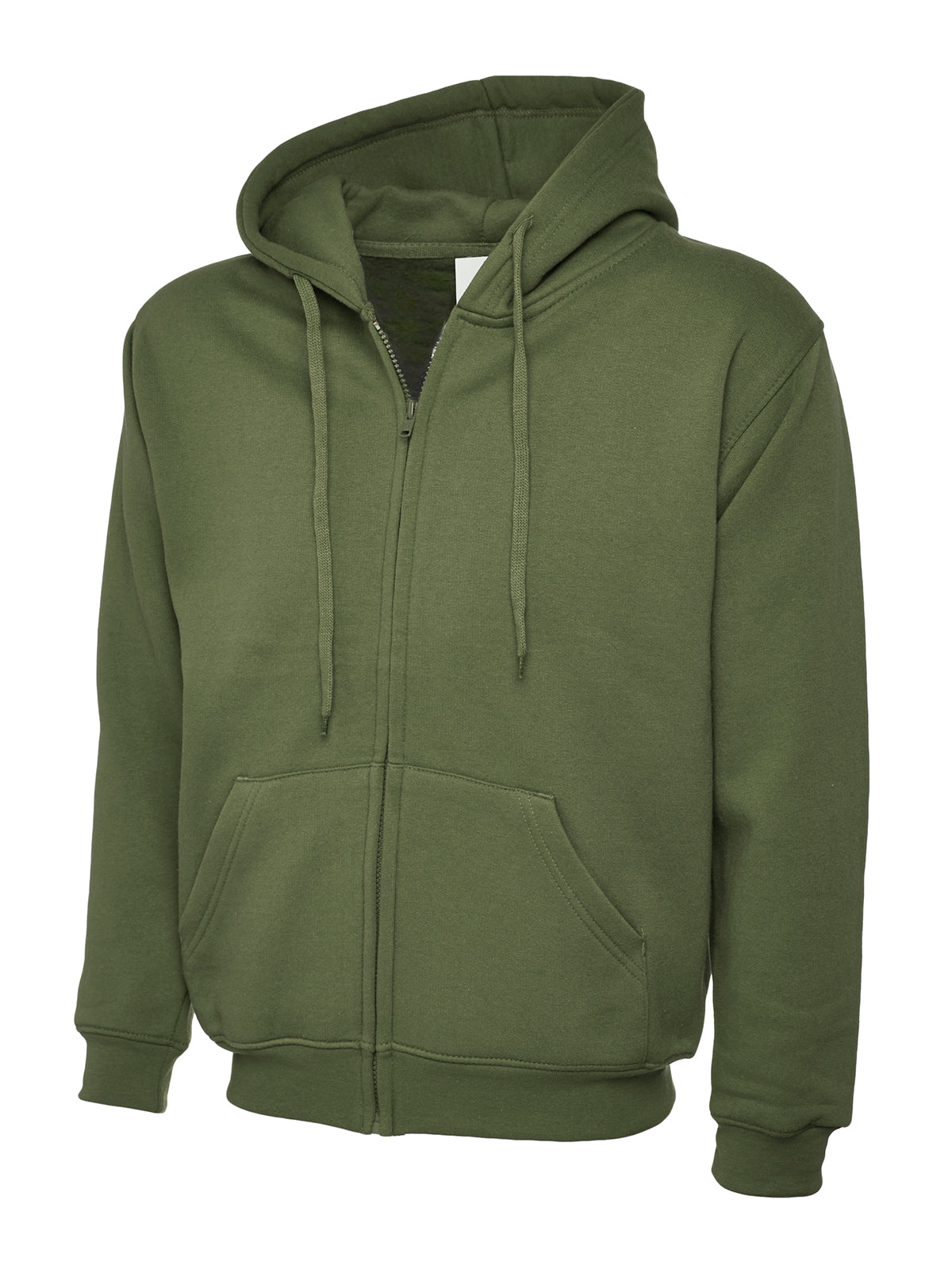 Adults Classic Full Zip Hooded Sweatshirt (Print Front & Back Included)