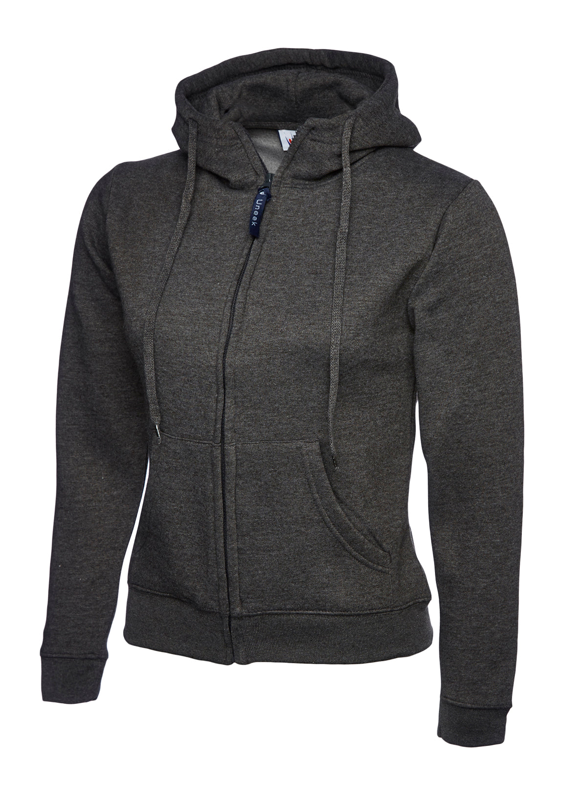 Ladies Classic Full Zip Hooded Sweatshirt (Print Front & Back Included)