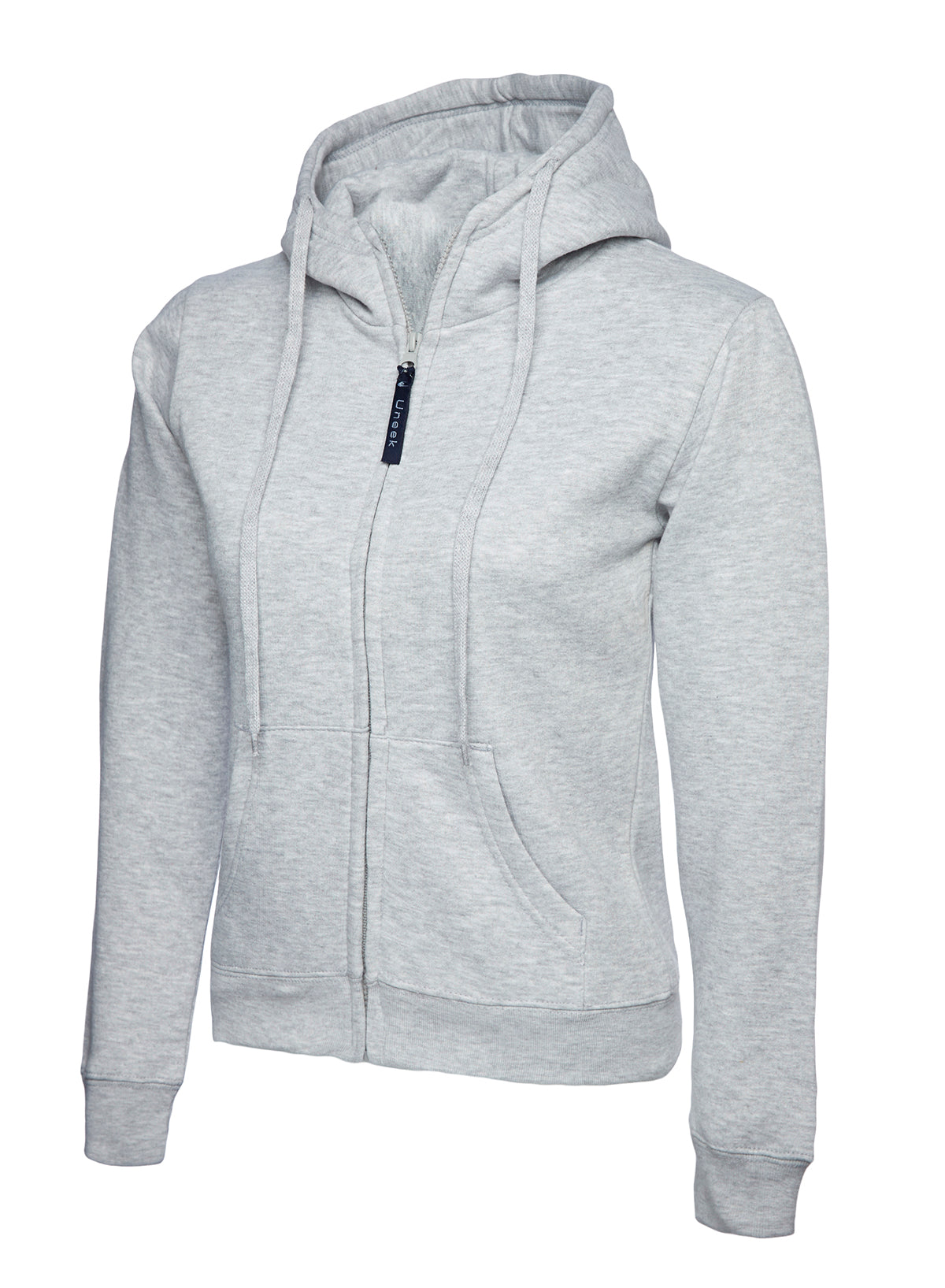 Ladies Classic Full Zip Hooded Sweatshirt (Print Front & Back Included)
