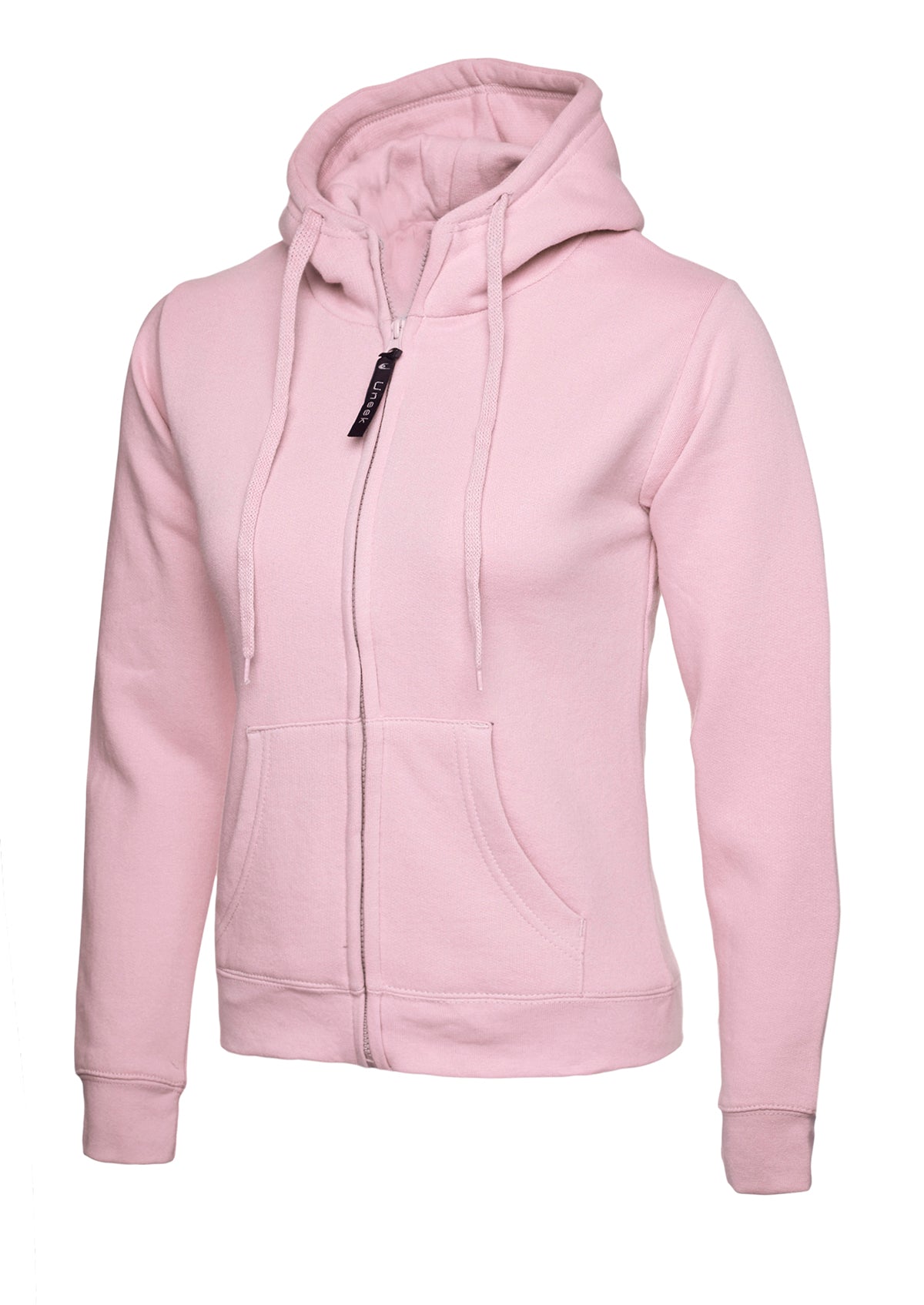 Ladies Classic Full Zip Hooded Sweatshirt (Print Front & Back Included)