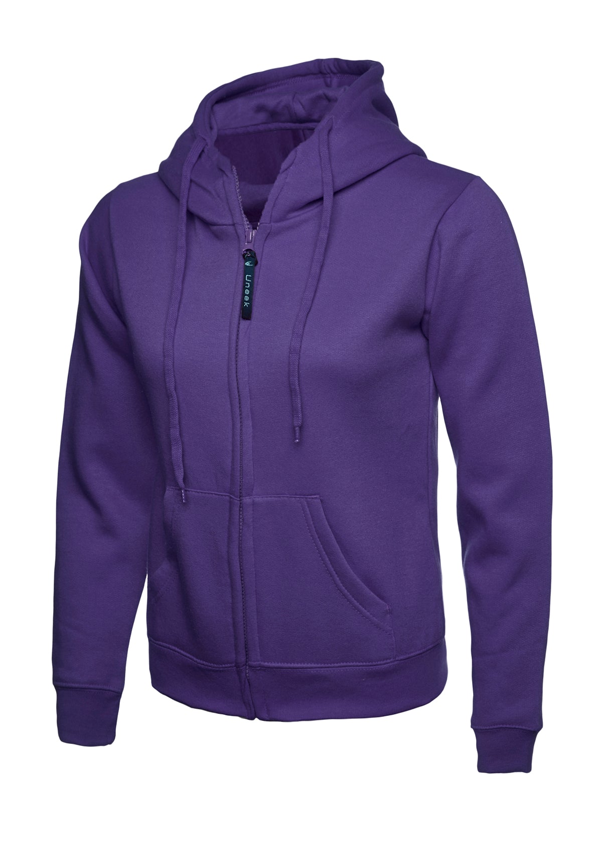 Ladies Classic Full Zip Hooded Sweatshirt (Print Front & Back Included)