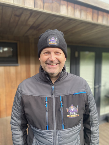 Beanie Hat with Brush Wizards Logo