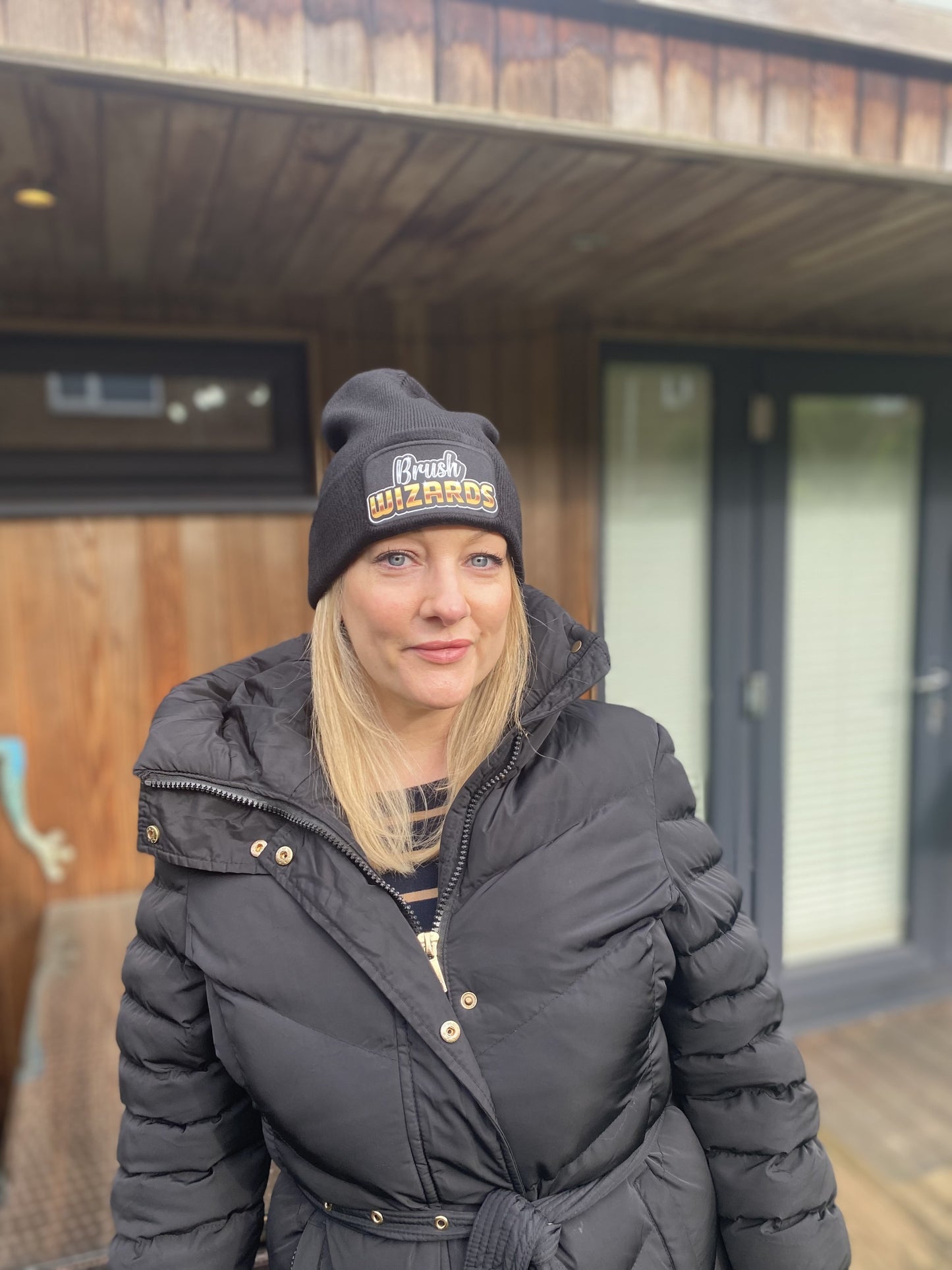 Beanie Hat with Brush Wizards Logo