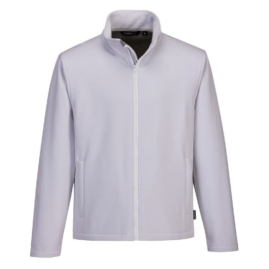 White Softshell Size Large