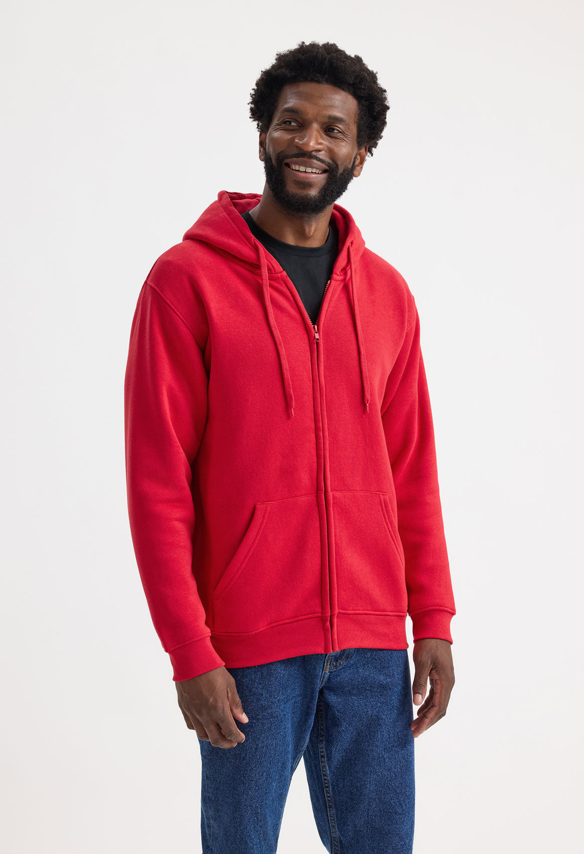 Adults Classic Full Zip Hooded Sweatshirt (Print Front & Back Included)